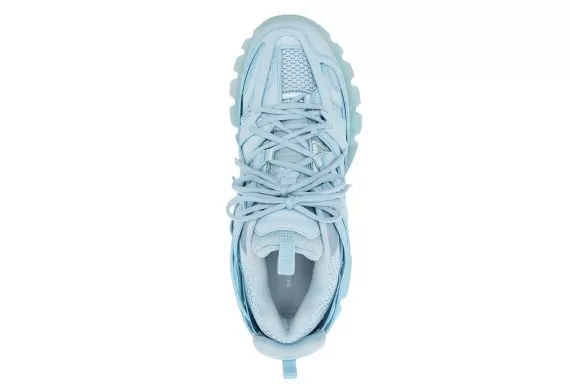 Balenciaga Track Clear Sole Sneakers - Ice Blue-Hued