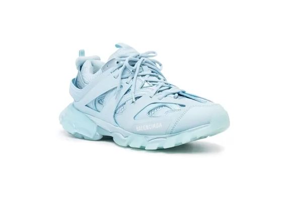 Balenciaga Track Clear Sole Sneakers - Ice Blue-Hued