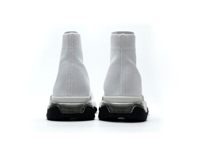 Get your New Balenciaga Speed Clear Sole White Black Women's Now