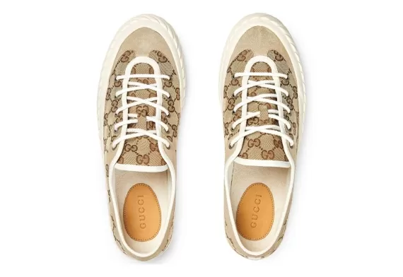 Gucci GG Monogram Low-Top sneakers - Beige