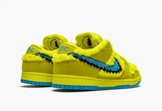 Get Yours Now - New Women's SB Dunk Low Grateful Dead - Yellow Bear