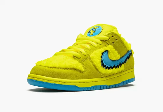 Women's SB Dunk Low - New and Original - Grateful Dead - Yellow Bear