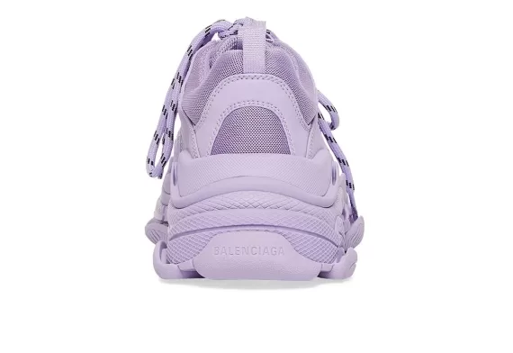 Balenciaga Triple S Low-Top Sneakers Lilac Purple