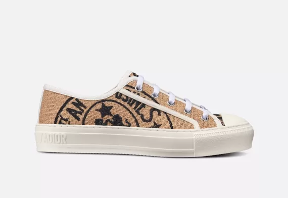 WALK'N'DIOR Sneaker Beige Jute with Dior Union Motif