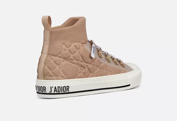 WALK'N'DIOR Sneaker - Nude Macrocannage Technical Mesh