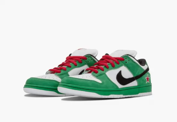 Original Women's NIKE SB DUNK LOW PRO - Heineken