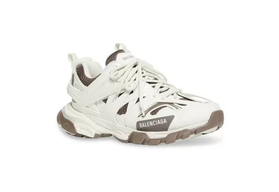 Balenciaga Track Lace-Up Sneakers Brown/White