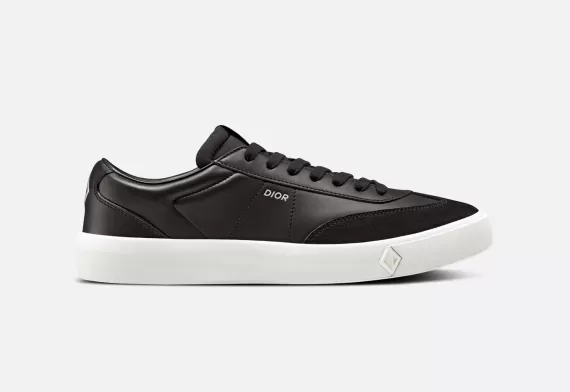 B101 Sneaker Black Smooth Calfskin and Nubuck