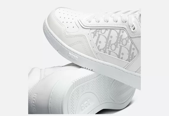 B27 High-Top Sneaker White CD Icon