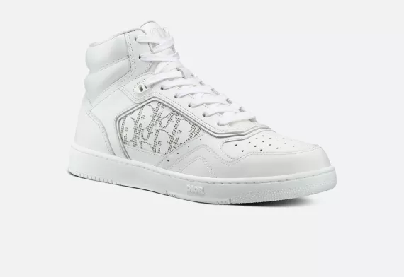 B27 High-Top Sneaker White CD Icon