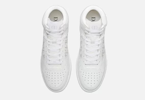 B27 High-Top Sneaker White CD Icon