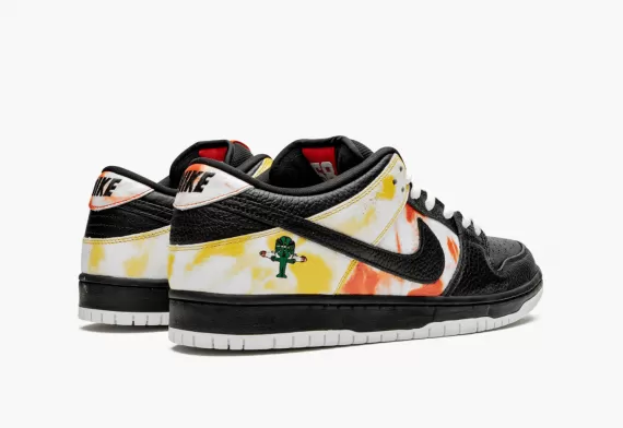 Women's Outlet SB Dunk Low - Tie-Dye Rayguns 2019 - Black Shoes