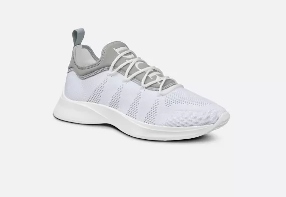 B25 Sneaker - Gray Neoprene and White Technical Mesh