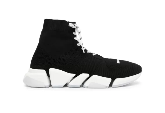 Balenciaga Speed 2.0 Lace-Up Sneakers Black