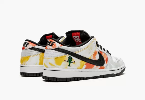 The Original Women's SB DUNK LOW - Tie-Dye Rayguns 2019 - White Available to Buy Now!