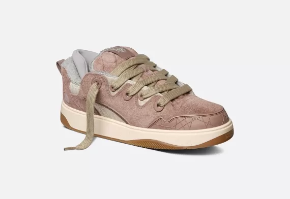 Dior By Erl B9S Skater Sneaker Lilac Suede and Dior Oblique Jacquard