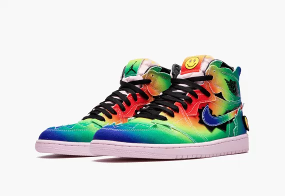 Pick Up the Original AIR JORDAN 1 RETRO HIGH OG - J Balvin at Outlet Prices.