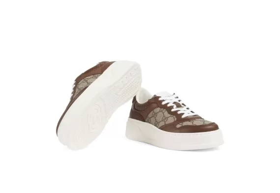 Gucci GG Panelled Sneakers Brown Classic GG Canvas