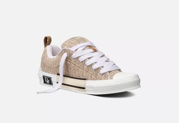 B23 Skater Sneaker Beige Dior Oblique Jacquard