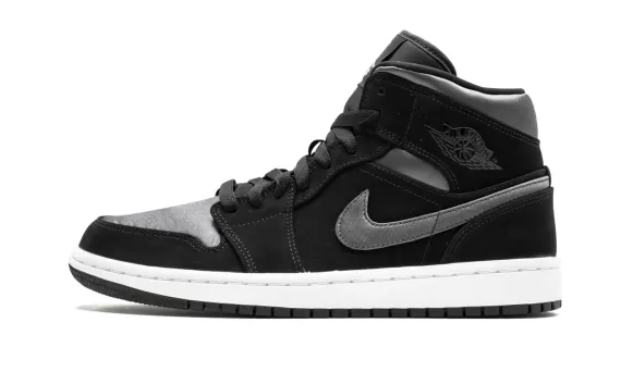 Air Jordan 1 Mid SE Nylon - Black/Grey