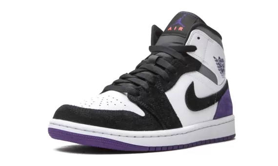 Air Jordan 1 Mid SE - Court Purple Suede