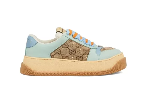 Gucci Screener GG Canvas Sneakers - Beige/Multicolour
