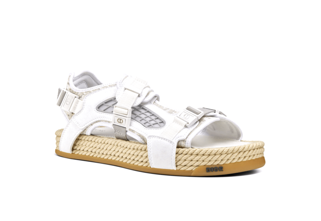 Sale Dior Atlas Sandal Off-White for Men