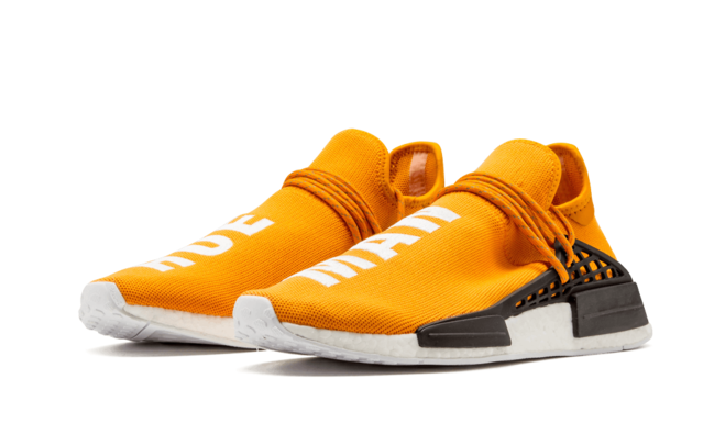 Brighten up your wardrobe with Pharrell Williams NMD Human Race Tangerine/Orange