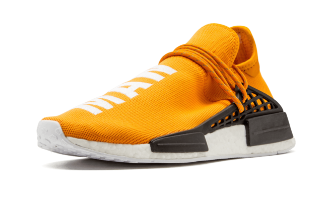 Women's Tangerine/Orange NMD Human Race shoes from Pharrell Williams at NEW