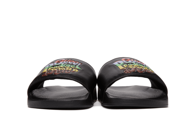 Women's Gucci Black Prodige D'Amour Sandals - On Sale Now.