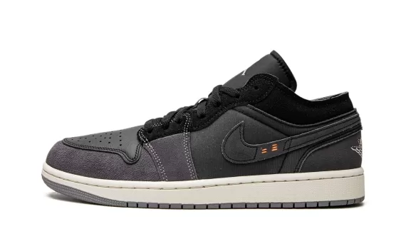 Air Jordan 1 Low SE Craft Inside Out - Black