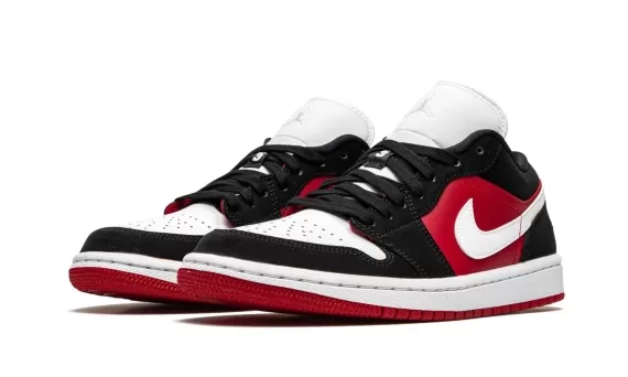 Air Jordan 1 Low - Black / White / Gym Red