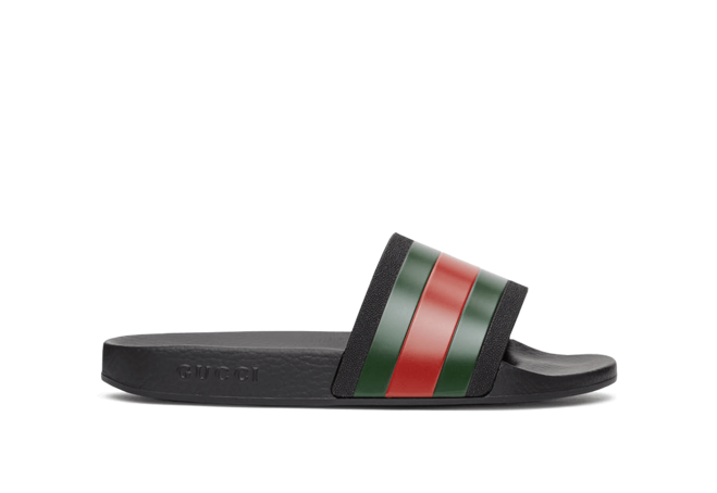 Buy Gucci's New Black Pursuit Slides for Men