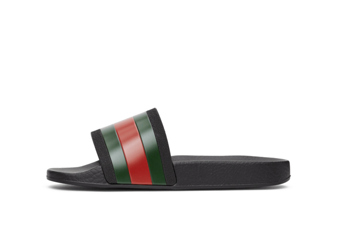 Refresh Your Wardrobe - Women's Gucci Black Pursuit Slides