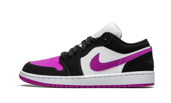 Air Jordan 1 Low - Black/ Cactus Flower