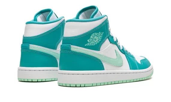 Air Jodan 1 Mid - Washed Teal