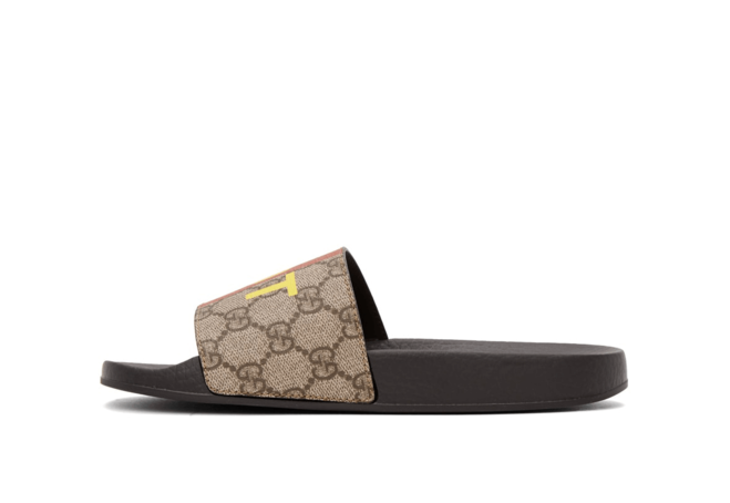 Men's Gucci Brown GG Sandals - Original