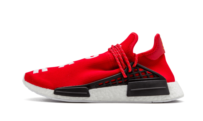Men's Pharrell Williams NMD Human Race Scarlet Shoes - Buy Now at Outlet