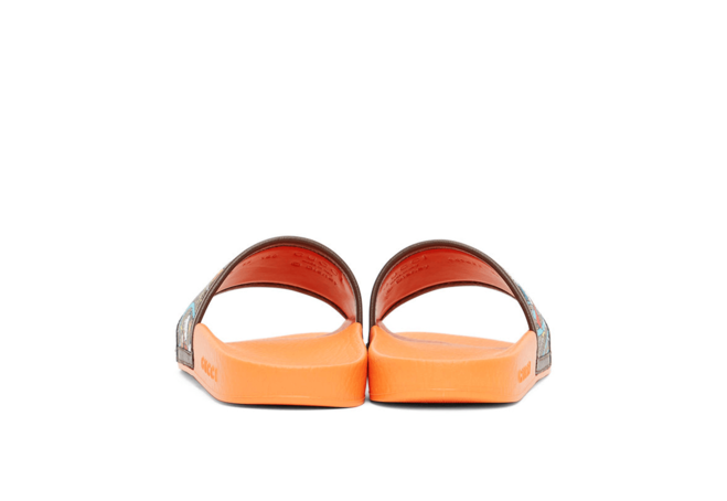 Look Cool in a Pair of Orange Men's Donald Duck Disney Edition GG Supreme Sandals Now Available!