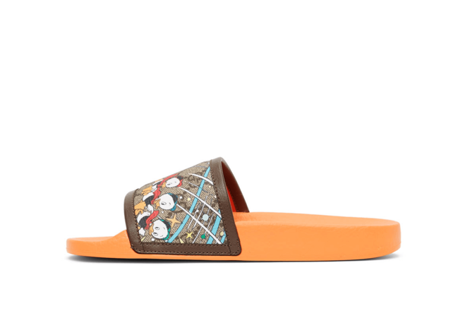 Shop the Latest Orange Donald Duck Men's Sandals from Disney Edition GG Supreme