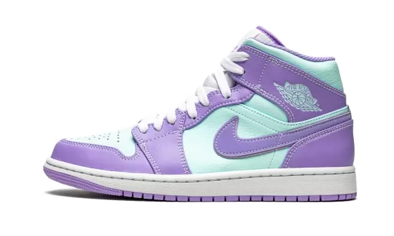 Air Jordan 1 Mid - Purple Pulse / Glacier Blue