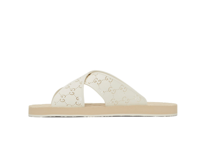 Gucci - New White & Pink GG Slide Sandals for Women!