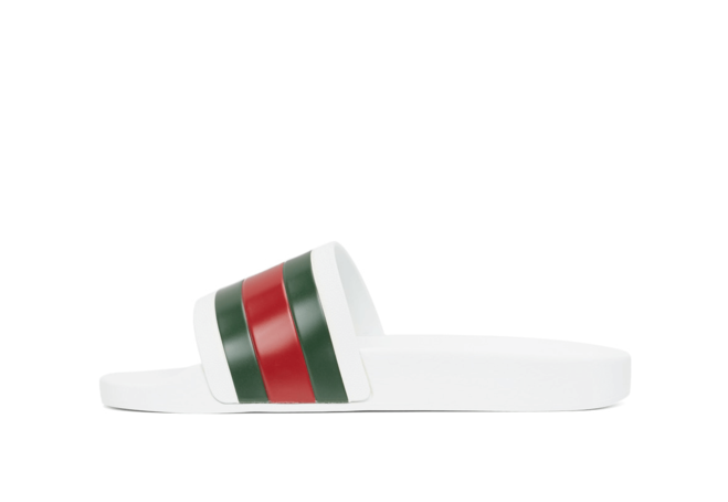 Look Great and Feel Comfortable with New Gucci White Pursuit Slides