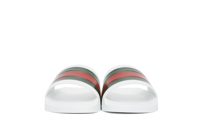 Make a Stylish Statement in Gucci White Pursuit Slides