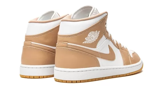 Air Jordan 1 Mid - Tan/Gum