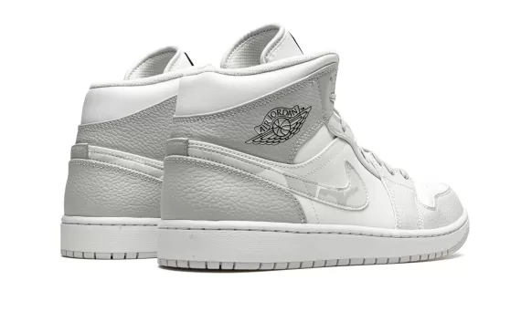 Air Jordan 1 Mid - White Camo