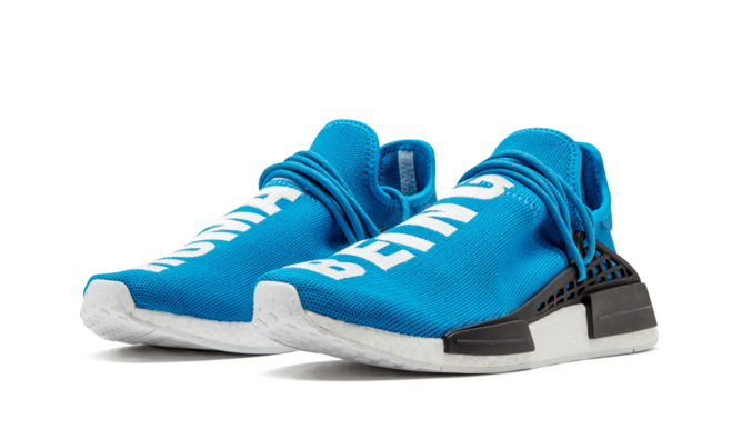 Womens Athletic Shoes: Original Pharrell Williams NMD Human Race Shale Blue