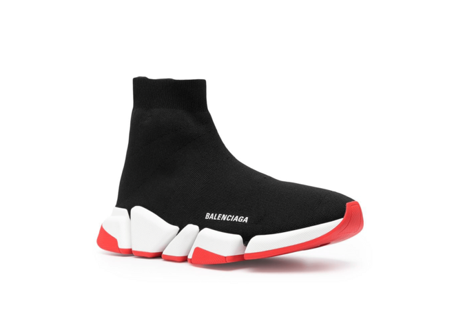 Get the Latest Black/Red Balenciaga Speed 2.0 Sneaker for Men