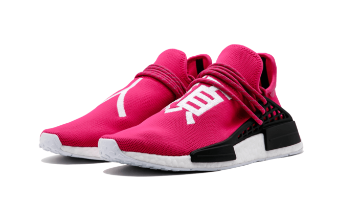 Sale on Pharrell Williams NMD Human Race Shoes for Men - Shock Pink