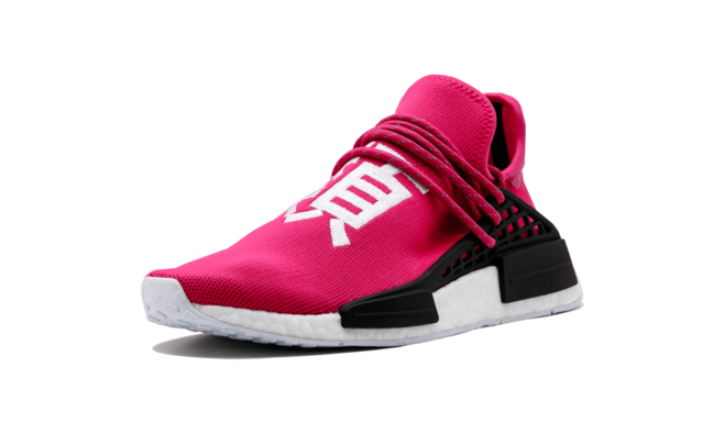 Women's Athletic Fashion: Shock Pink Pharrell Williams NMD Human Race Friends & Family Shoe on Sale